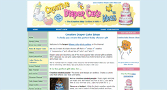 Desktop Screenshot of creative-diaper-cake-ideas.com